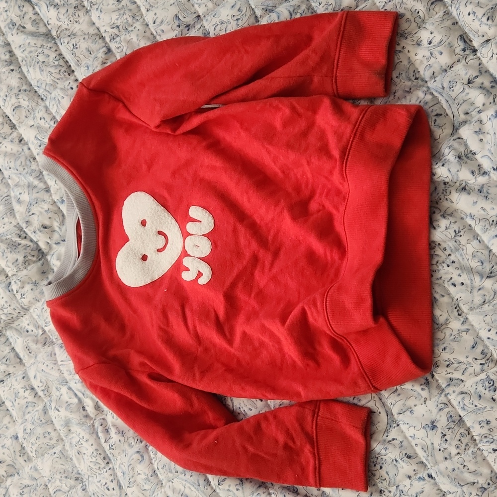 Cat & jack heart you sweater